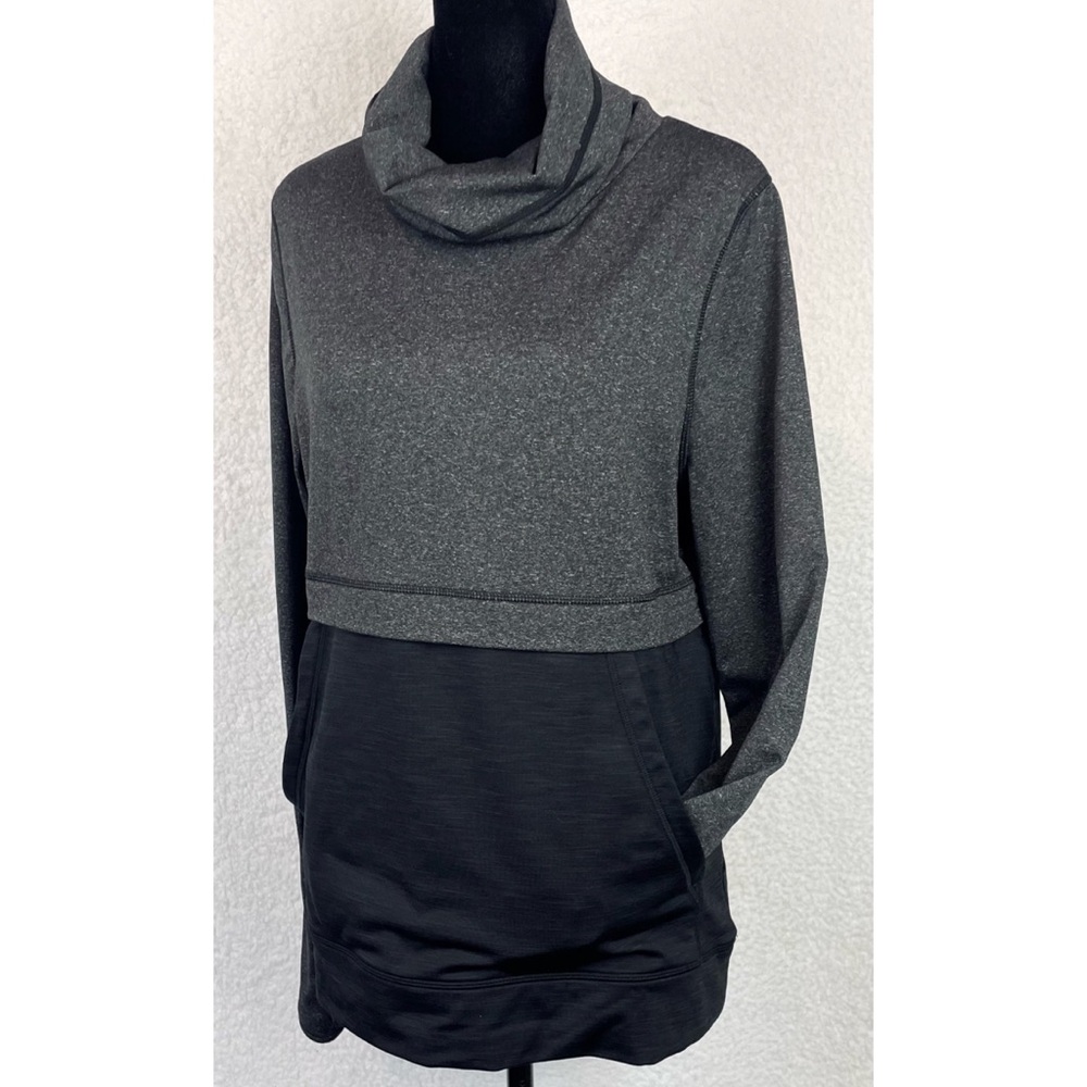 COTTON ON BODY • Black/Grey Pullover Cowl-neck Athletic Sweater, M - Picture 14 of 14